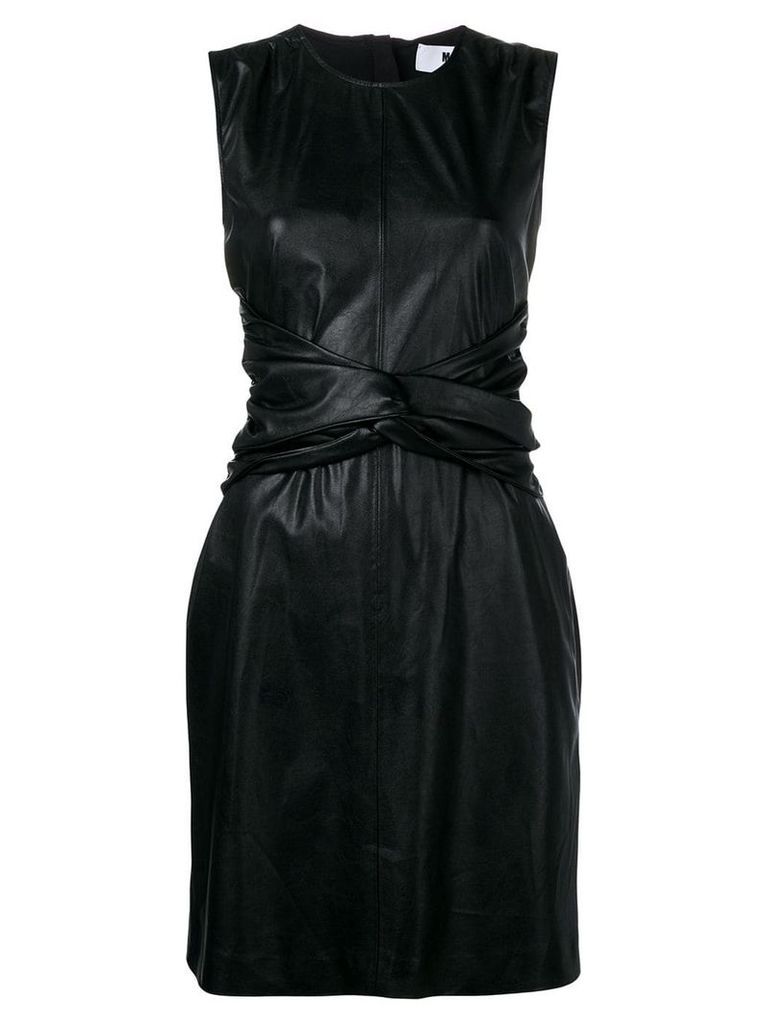 MSGM short knotted dress - Black
