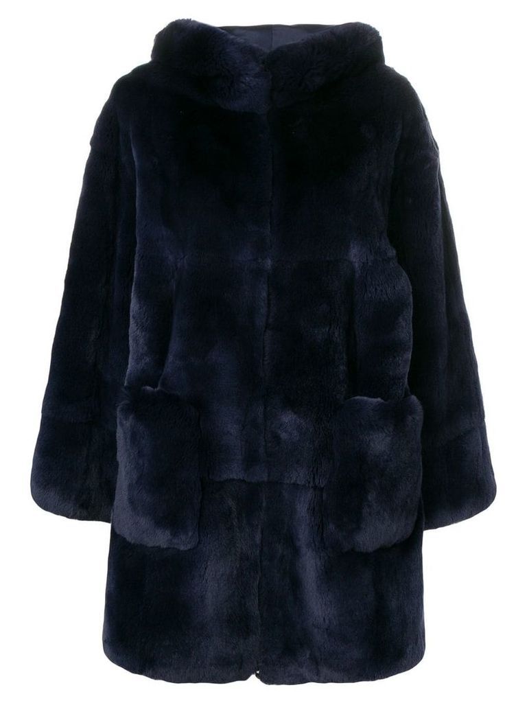 Liska oversized Pallas coat - Blue