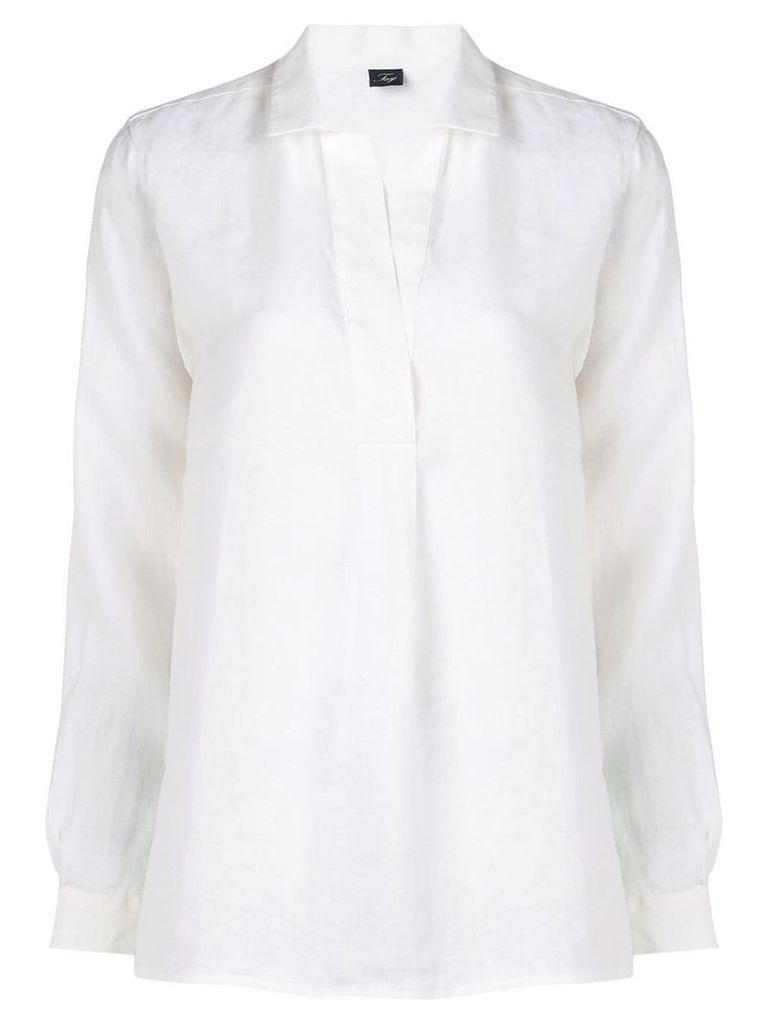 Fay tunic style shirt - White