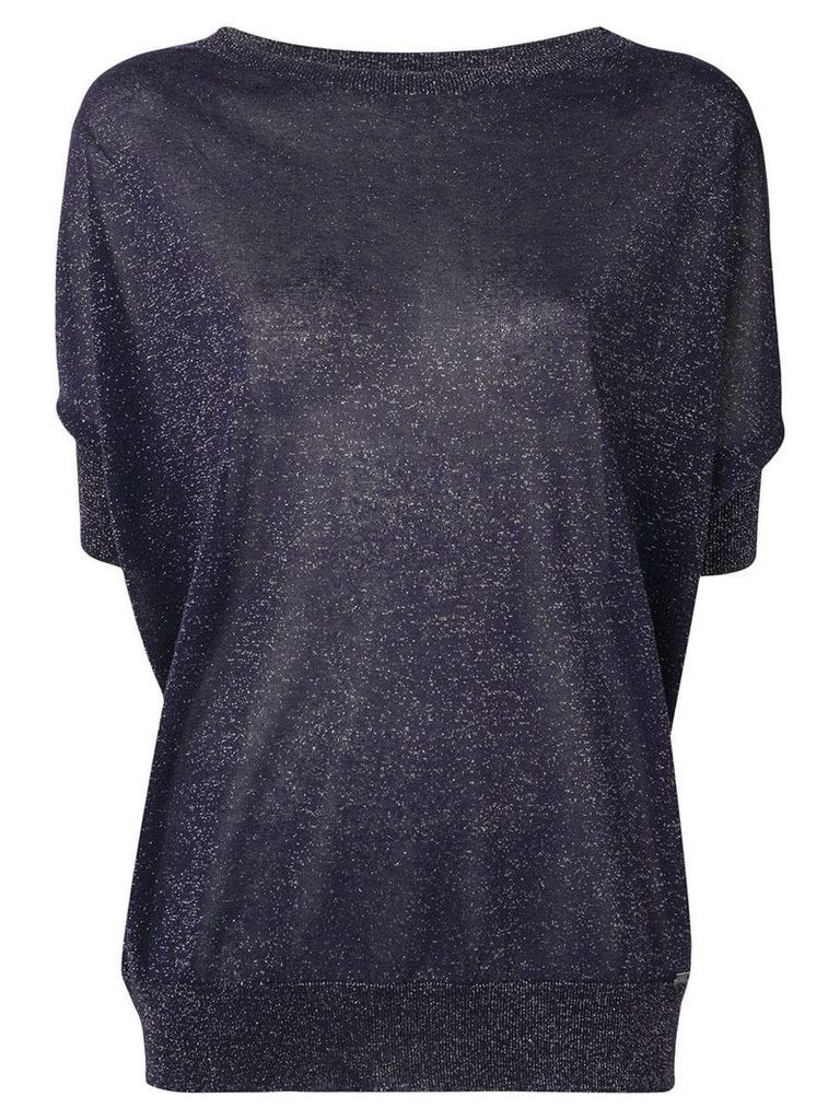 Fay glitter knitted top - Blue