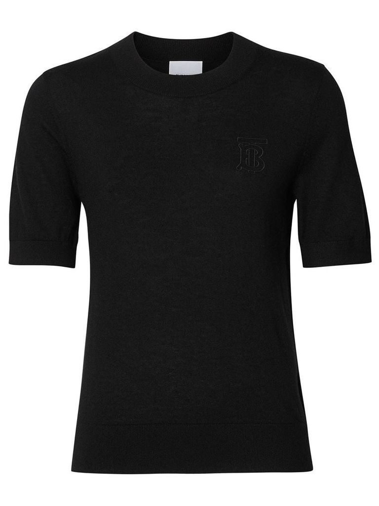 Burberry monogram sweater - Black