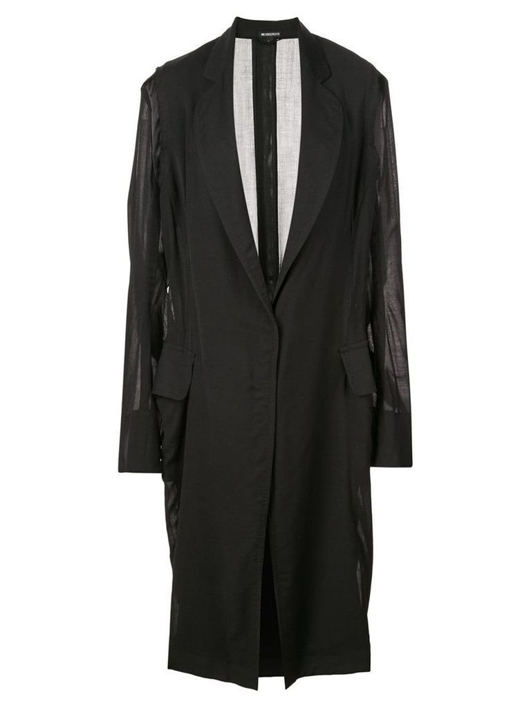 Ann Demeulemeester oversized sleeve coat - Black