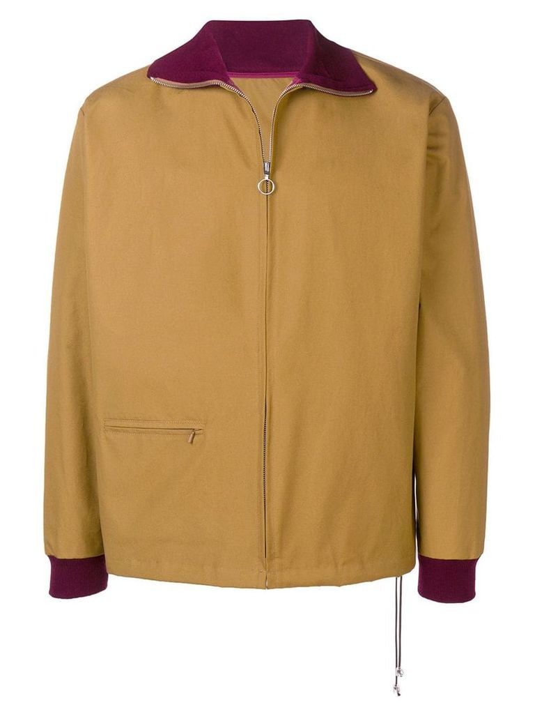 Anglozine Tilson zipped jacket - Brown
