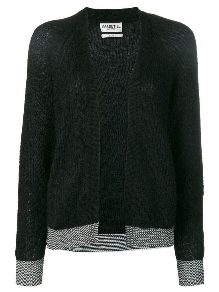 Essentiel Antwerp knitted cardigan - Black
