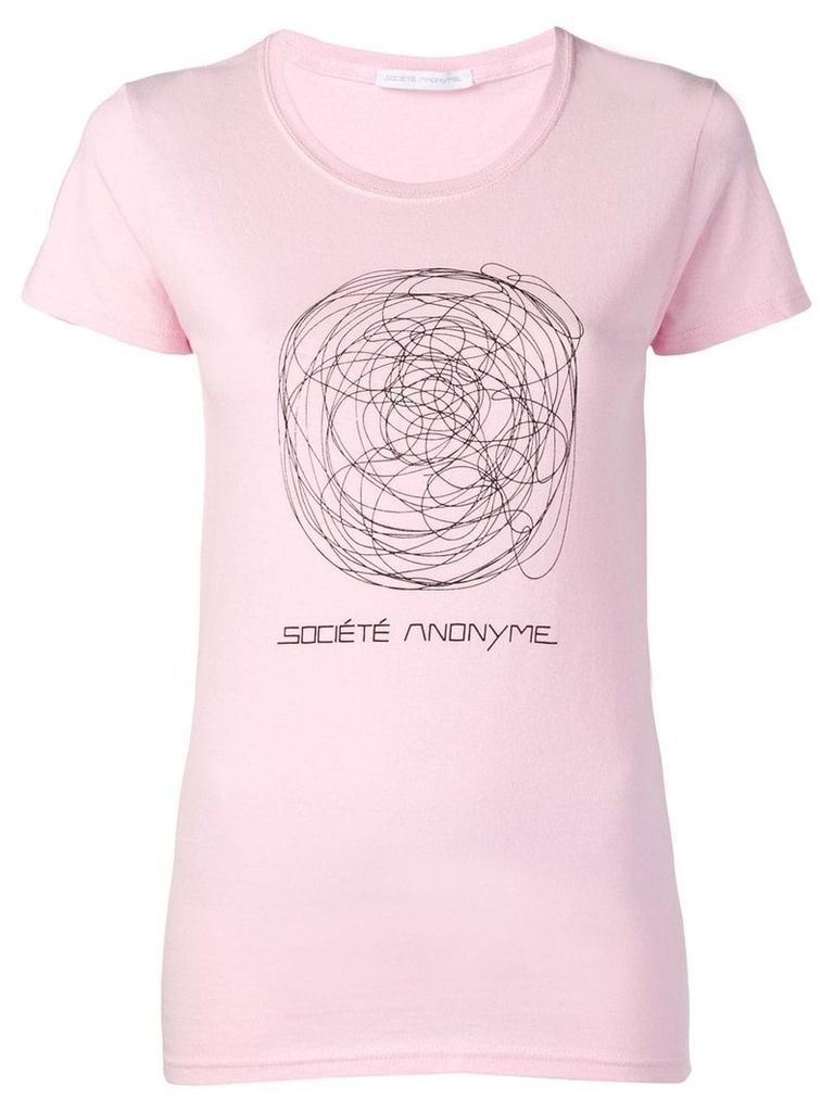 Société Anonyme Scribble T-shirt - Pink