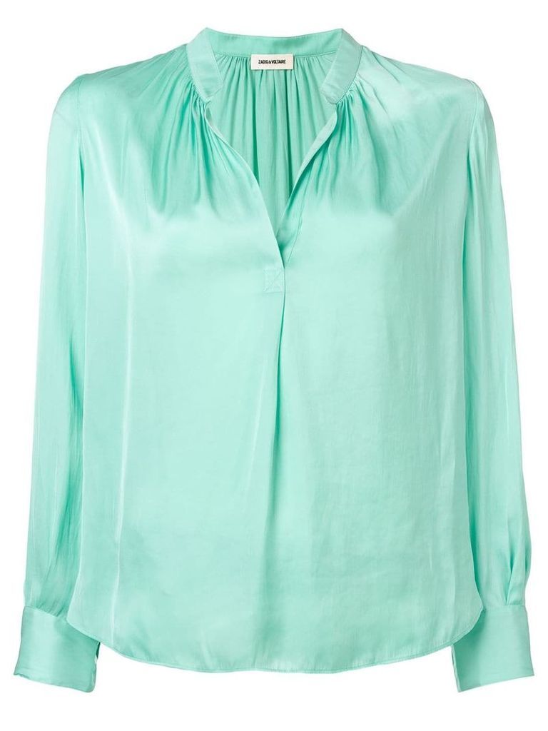Zadig & Voltaire Tink satin blouse - Green