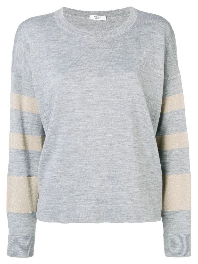 Peserico loose-fit pullover - Grey