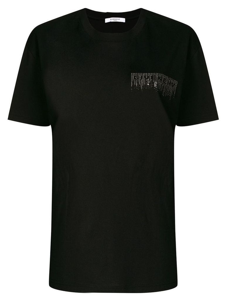 Givenchy studded logo T-shirt - Black