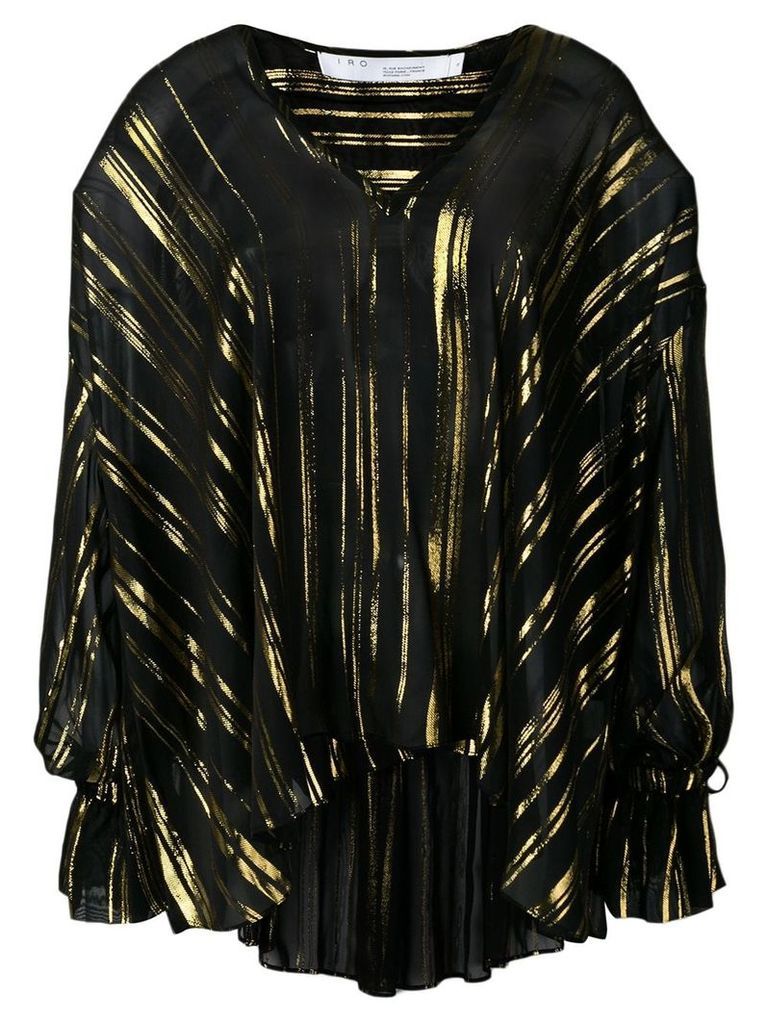 IRO Adore metallic sheen blouse - Black