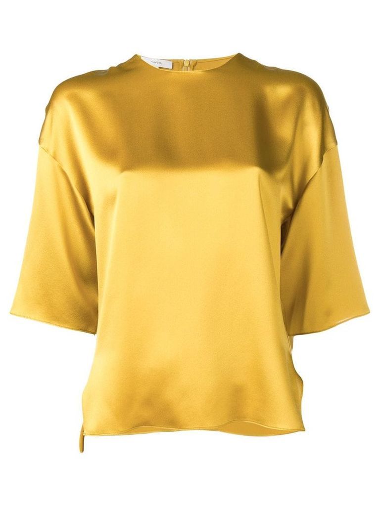 Vince metallic blouse - Yellow