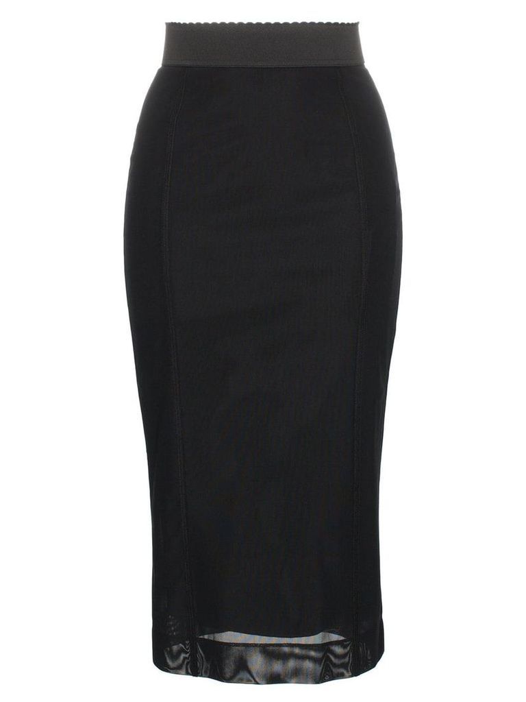 Dolce & Gabbana high-waisted pencil skirt - Black