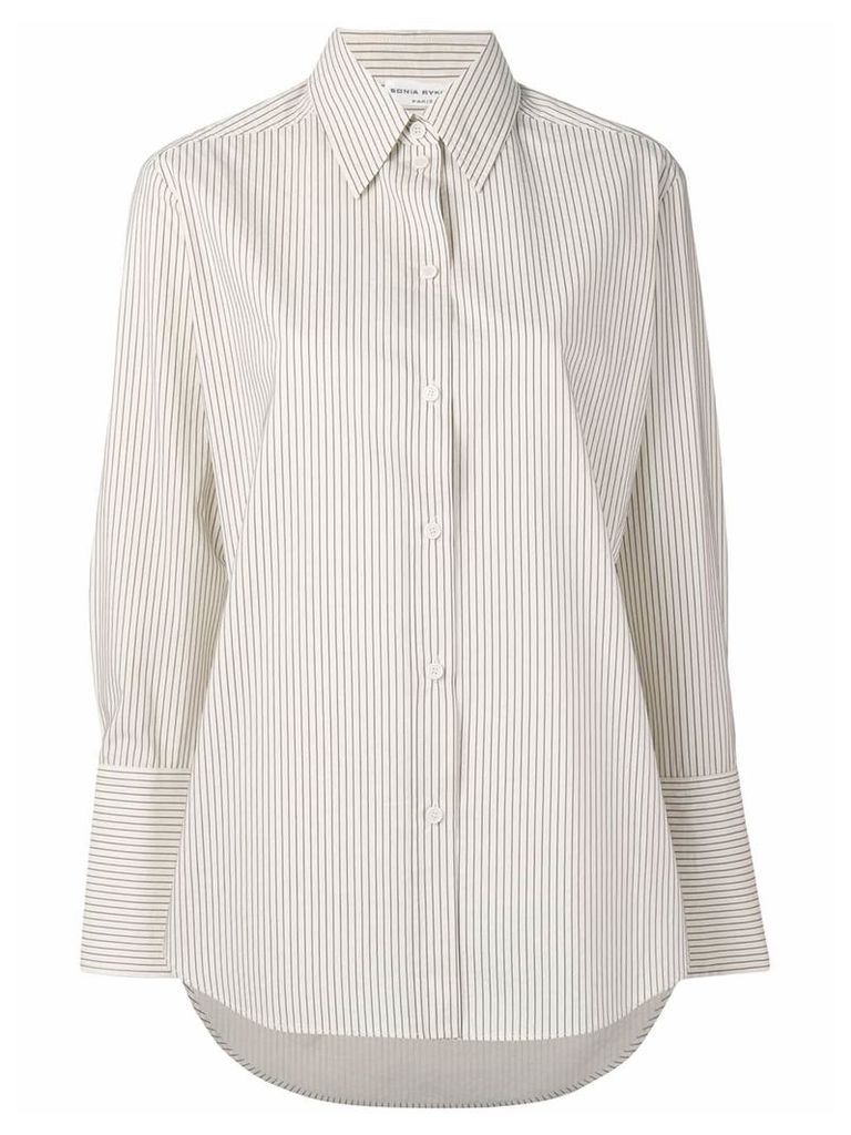 Sonia Rykiel long sleeved shirt - NEUTRALS