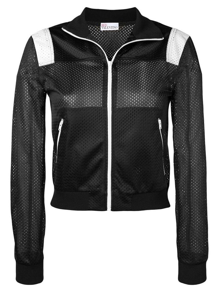 RedValentino Miss You mesh sports jacket - Black