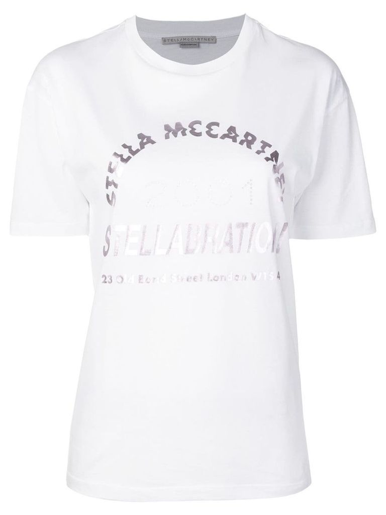 Stella McCartney Stellabration printed T-shirt - White