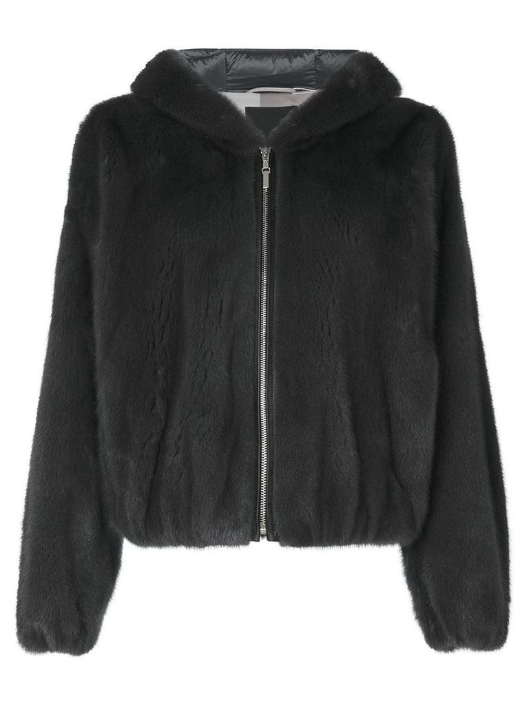 Liska zipped hooded jacket - Grey