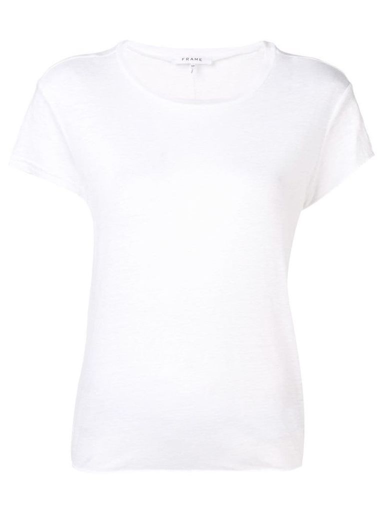 FRAME round neck T-shirt - White