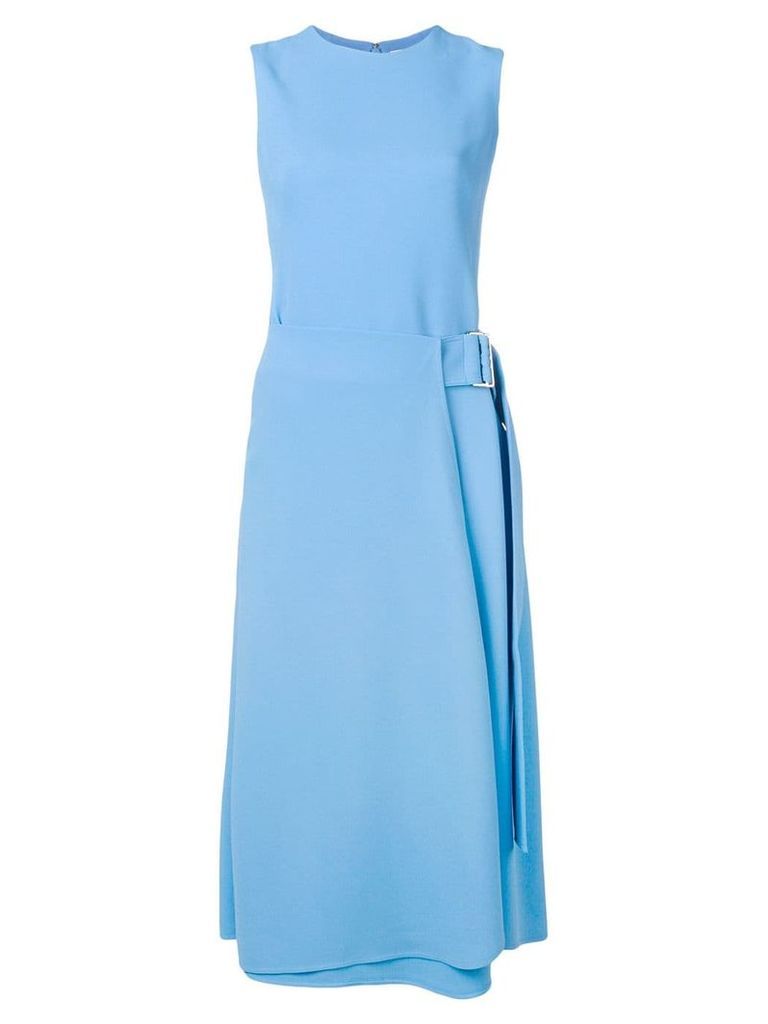 Victoria Beckham sleeveless dress with buckle detail - Blue