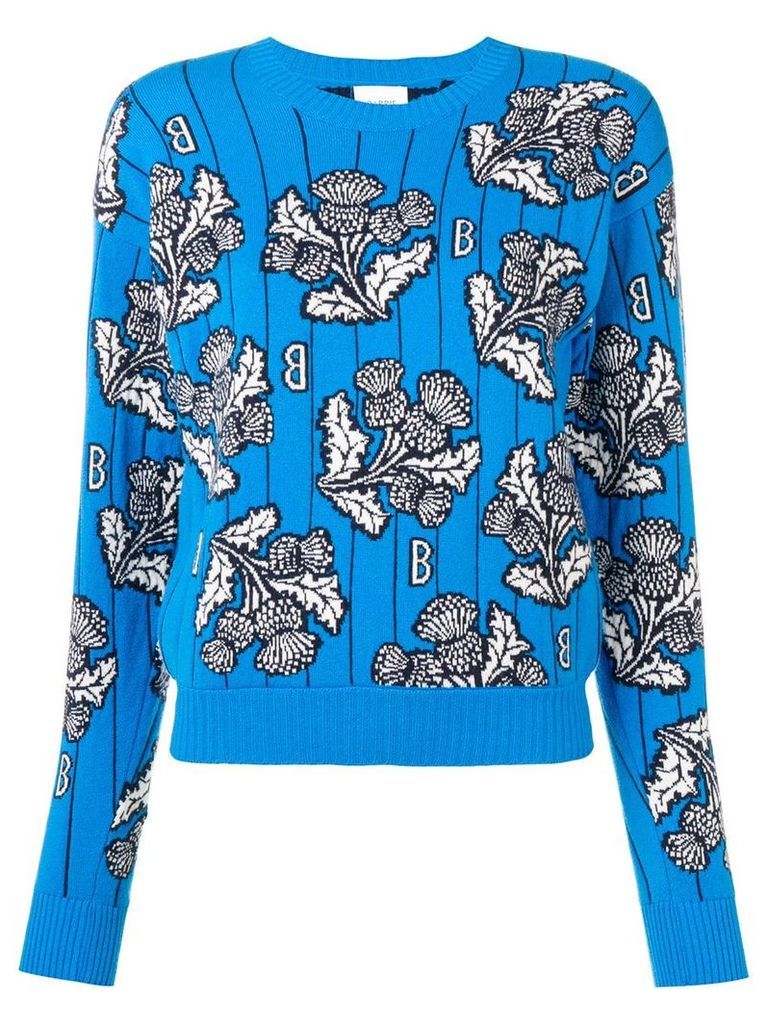 Barrie floral print jumper - Blue