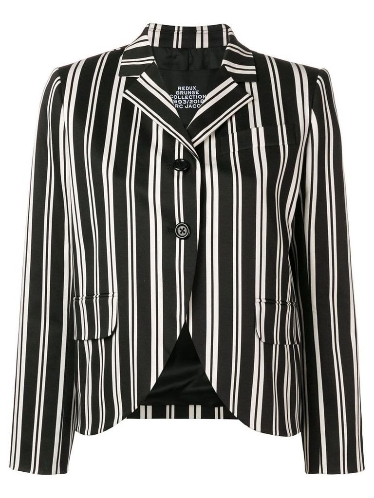 Marc Jacobs humbug stripe tailored jacket - Black