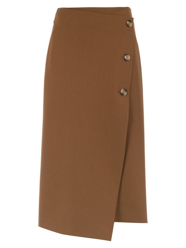Nk buttoned midi skirt - Brown