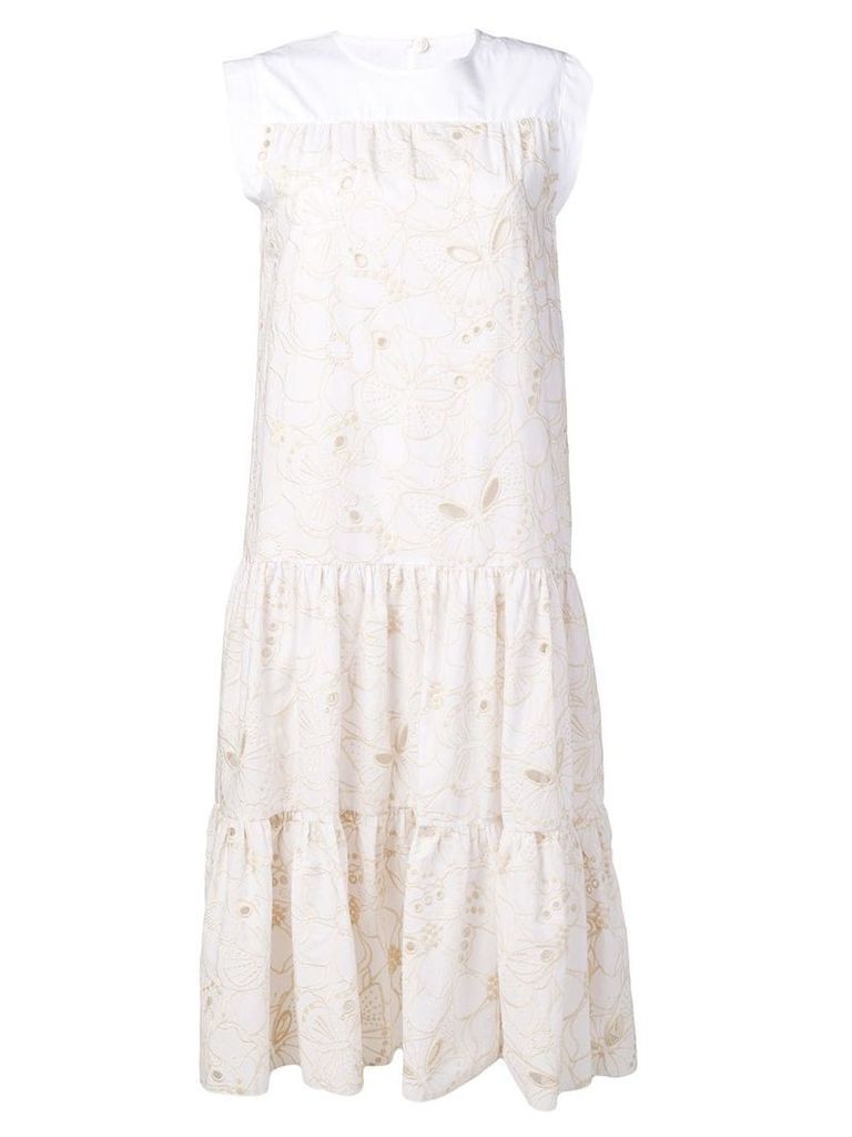 See by Chloé tiered summer dress - White