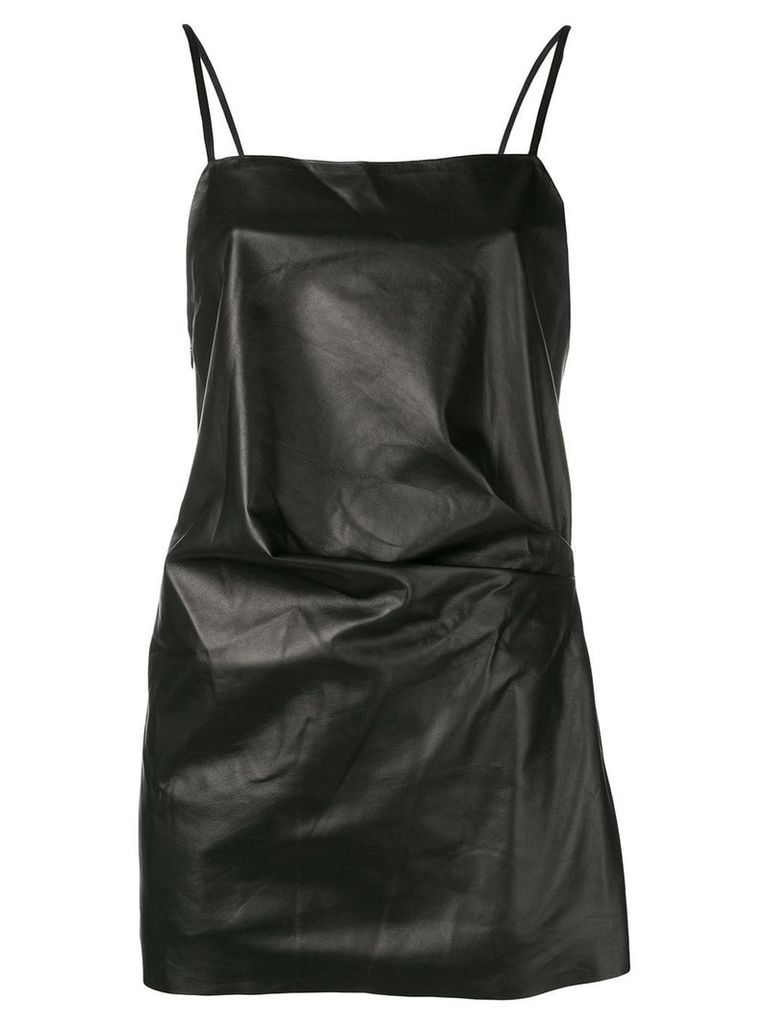 Manokhi square neck mini dress - Black