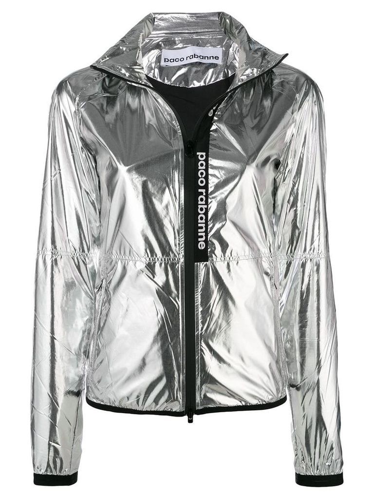 Paco Rabanne technical metallic jacket - SILVER