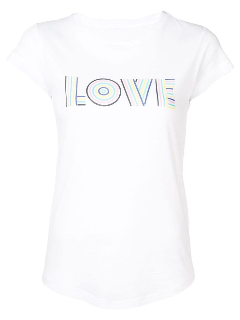 Zadig & Voltaire 'Love' print T-shirt - White