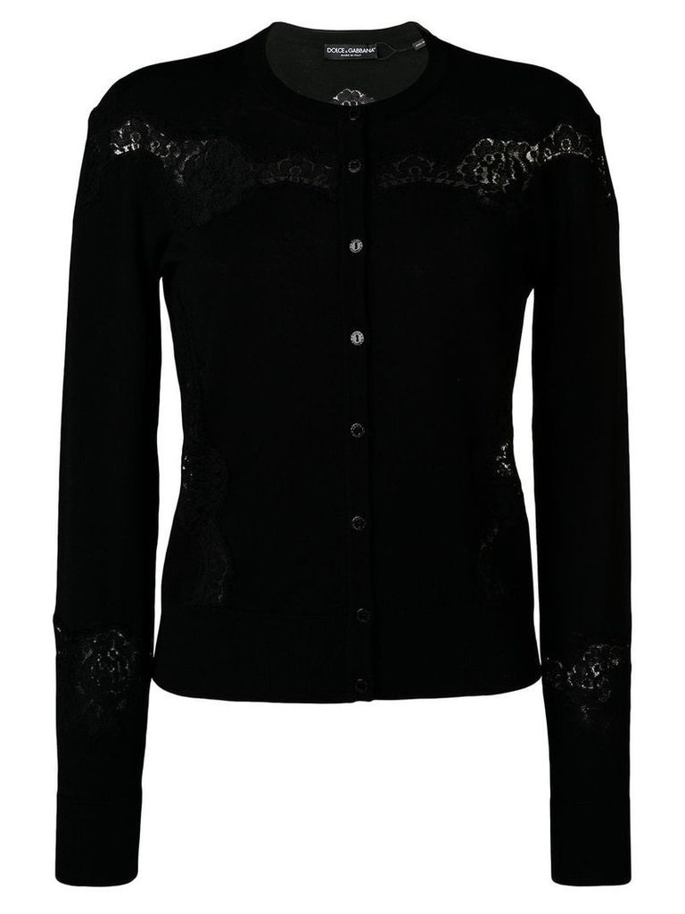 Dolce & Gabbana cut-out detail cardigan - Black