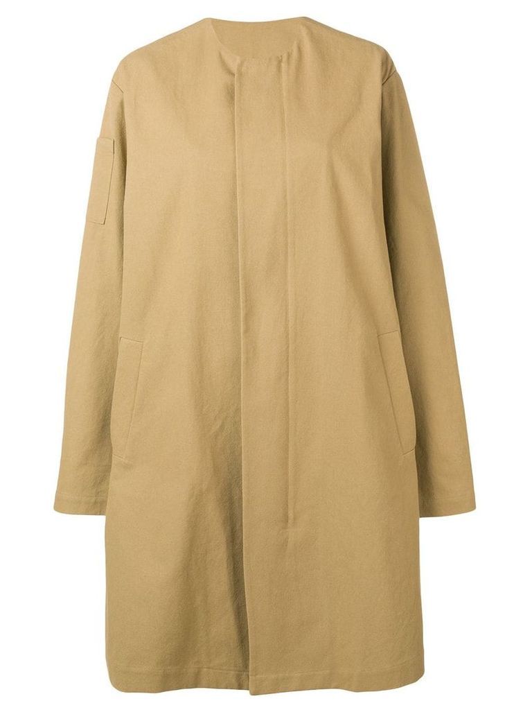 Sara Lanzi oversized coat - Neutrals