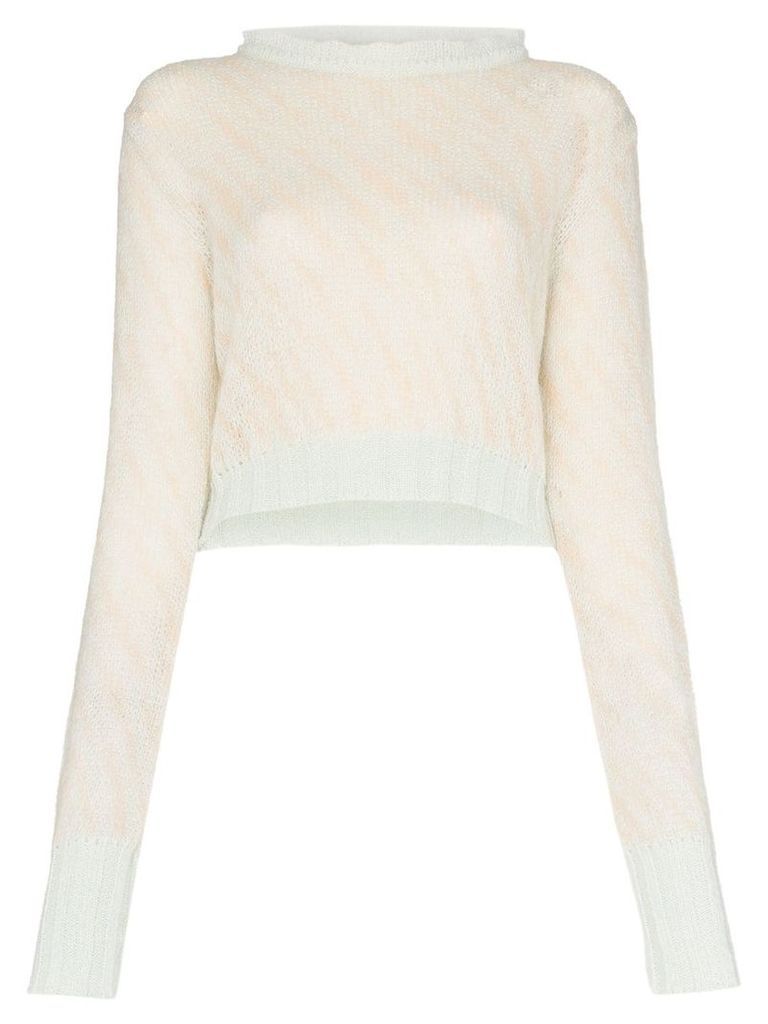 Cap Severine mohair knit sweater - MULTICOLOURED