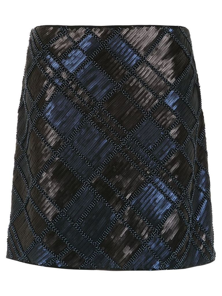 Tufi Duek embroidered skirt - Blue