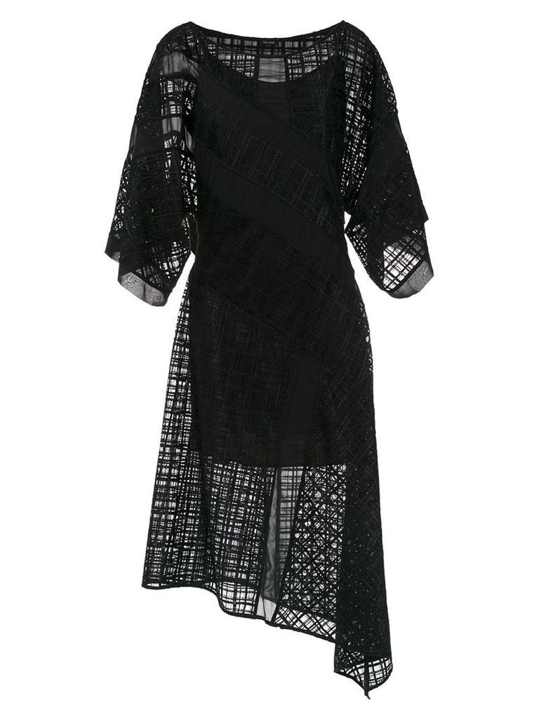 Tufi Duek asymmetrical midi dress - Black