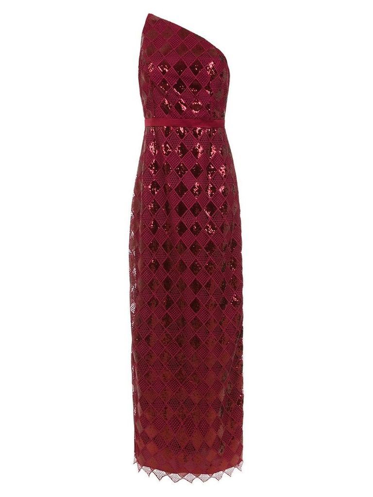 Tufi Duek sequinned long dress - Red