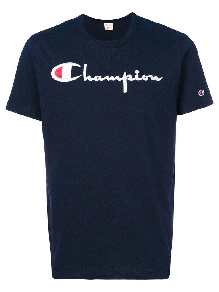 Champion logo print T-shirt - Blue