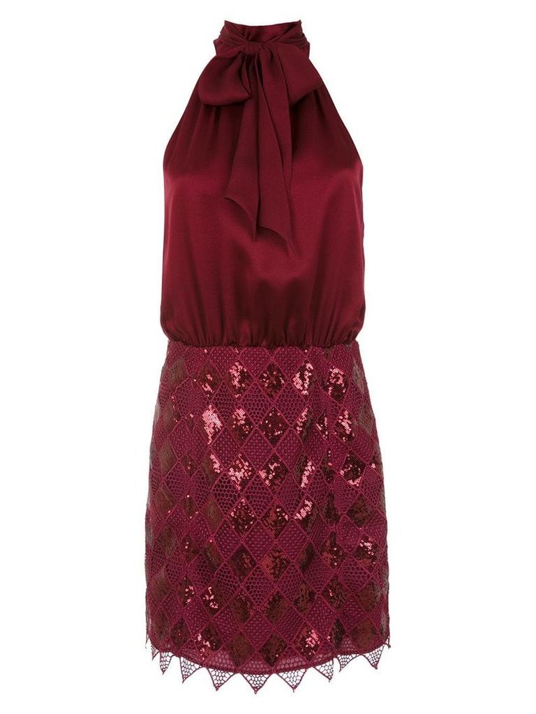 Tufi Duek sequinned short dress - Red