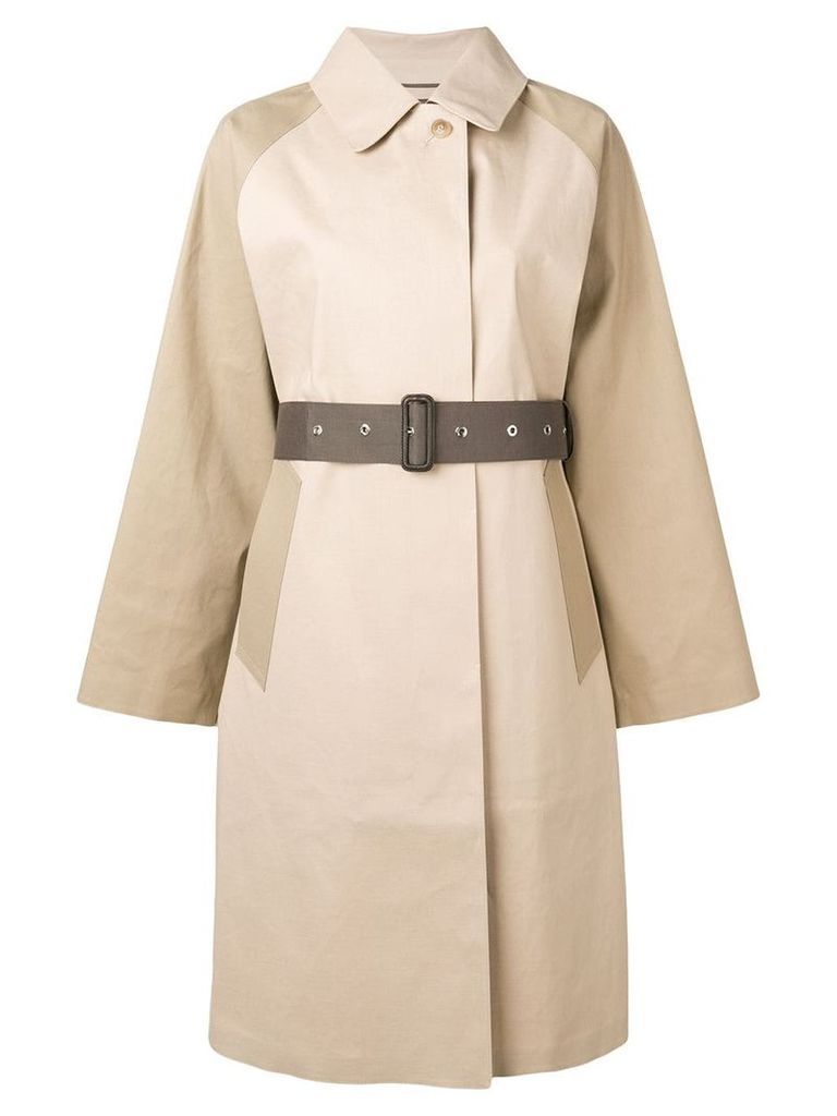 Mackintosh belted trench coat - NEUTRALS