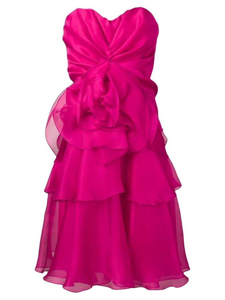 Rhea Costa strapless cocktail dress - PINK