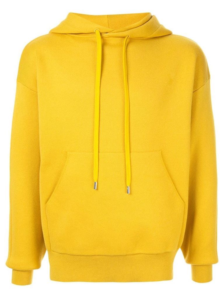 Caban drawstring hooded sweater - Yellow