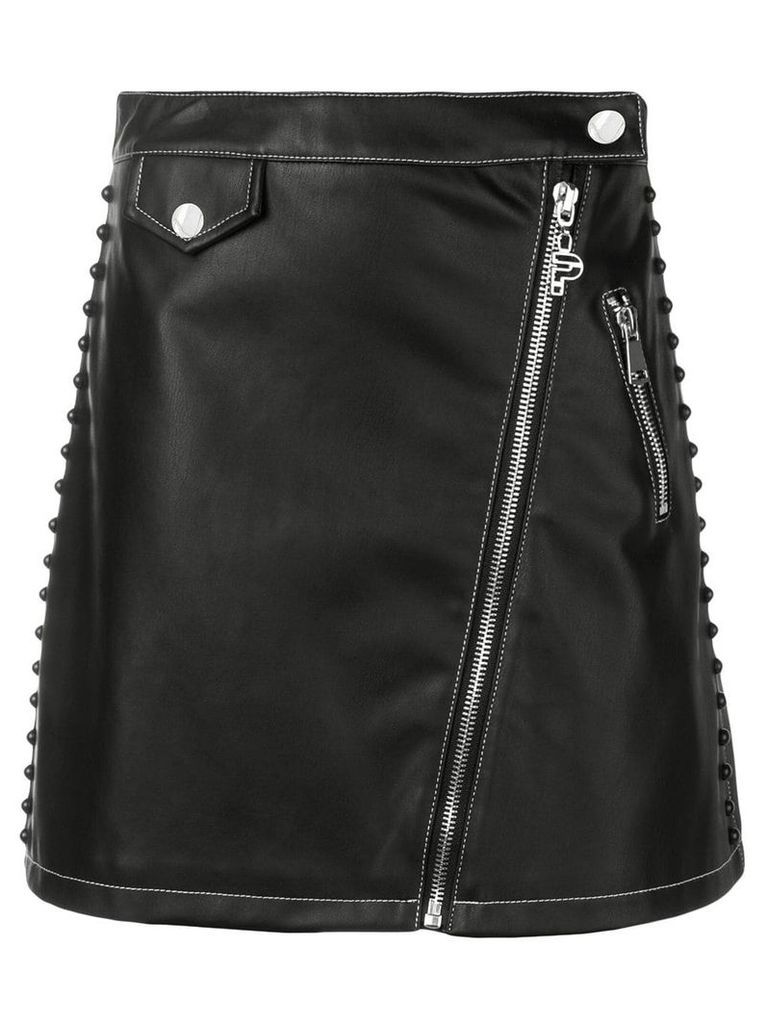 Pinko zipped A-line skirt - Black