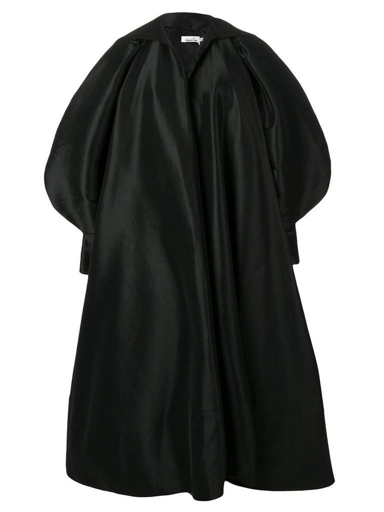Richard Quinn puffball sleeve oversized coat - Black
