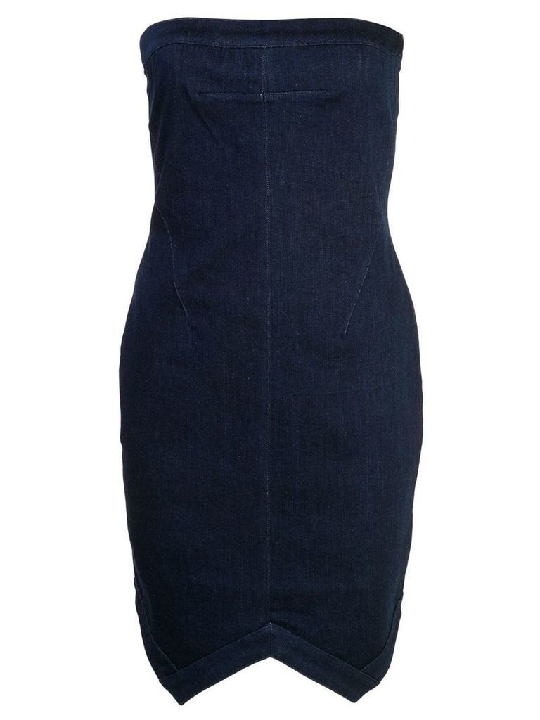RtA strapless fitted mini dress - Blue