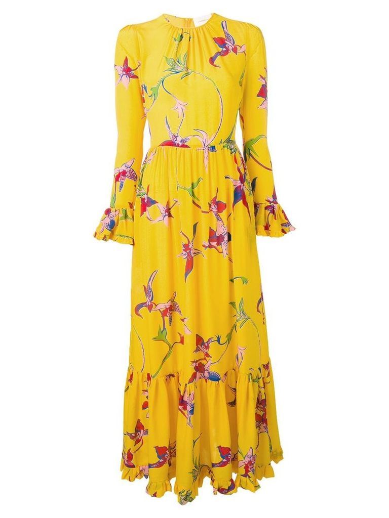 La Doublej Visconti orchid dress - Yellow