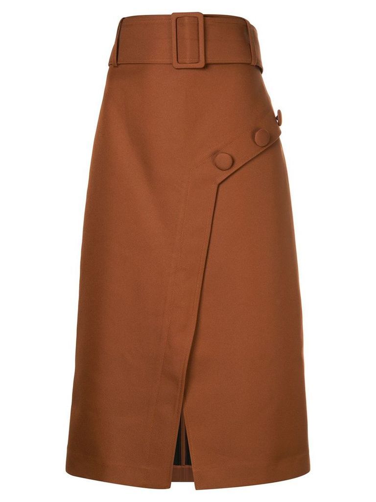 CAMILLA AND MARC Faith belted skirt - Brown