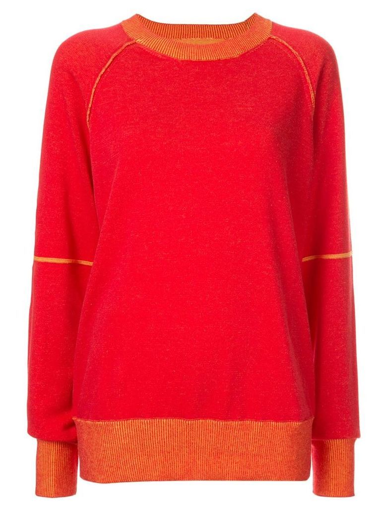 Mm6 Maison Margiela classic knit sweater - Red