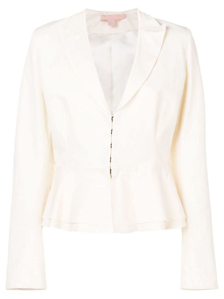 Brock Collection fitted antique-style blazer - NEUTRALS