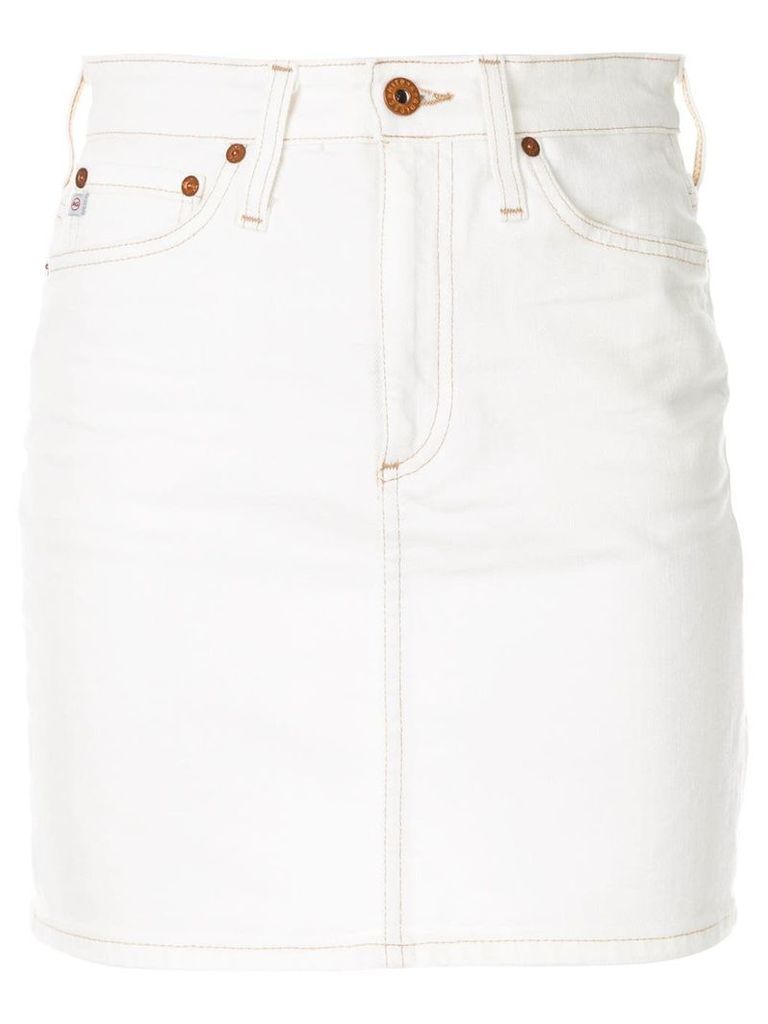 AG Jeans The Vera denim skirt - White