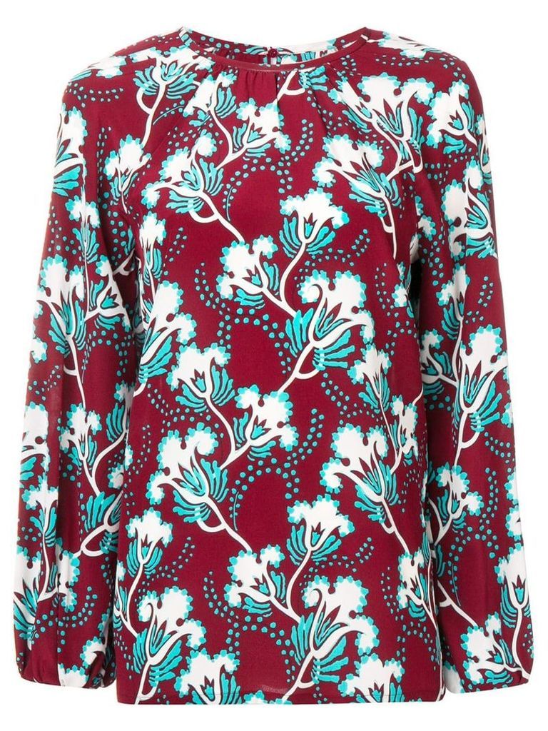 Valentino floral blouse - Red