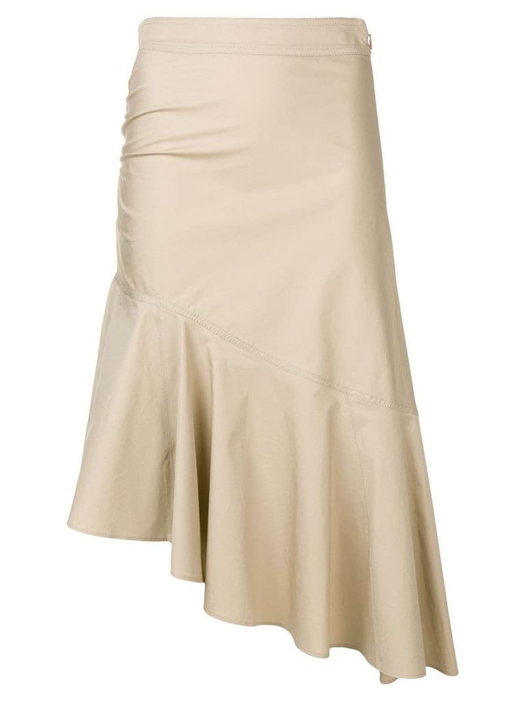 Pinko asymmetric skirt - Neutrals