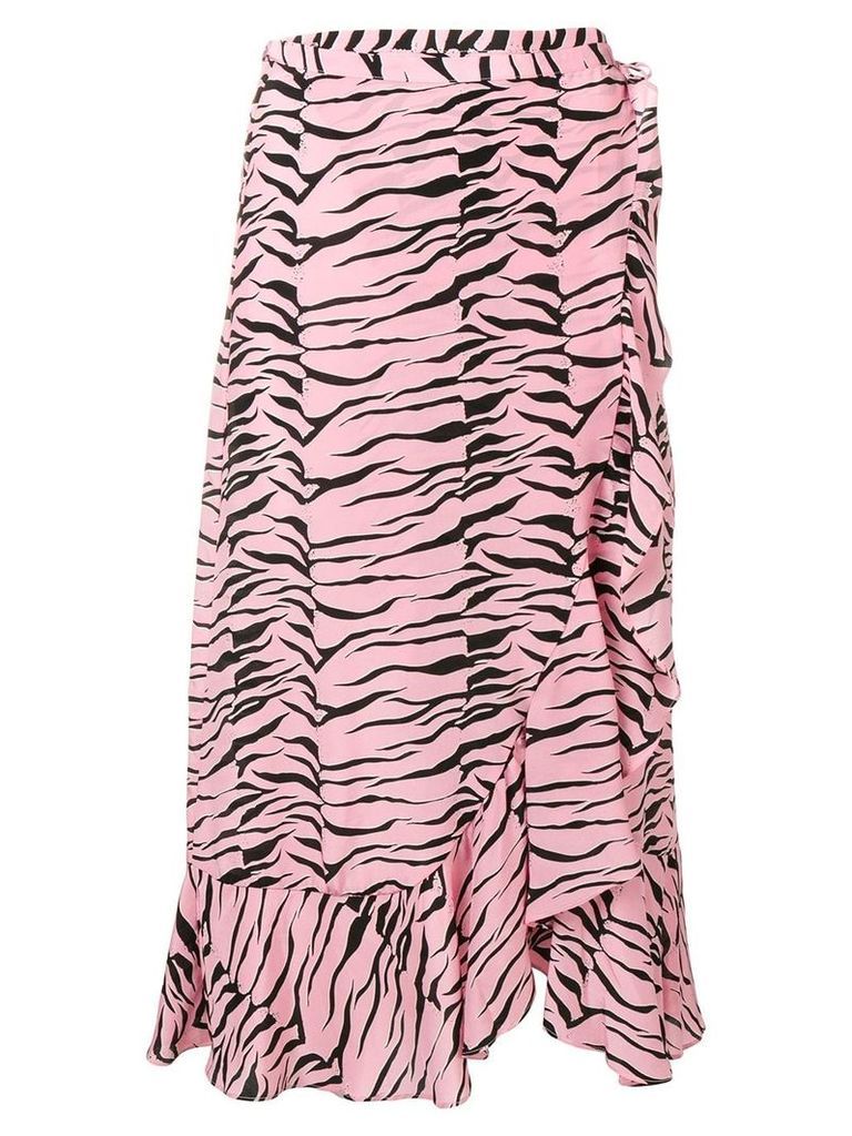 Rixo Gracie wrap skirt - Pink